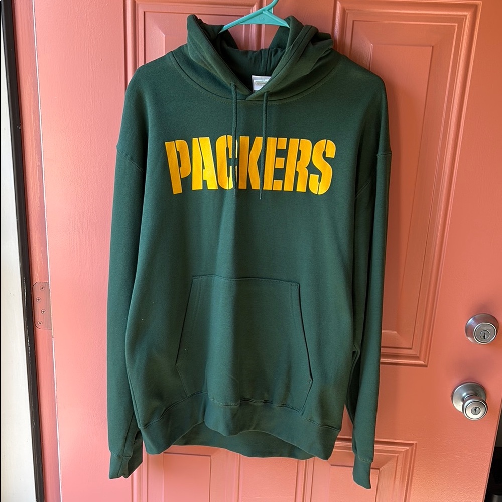 Packers Favre hoodie mens L